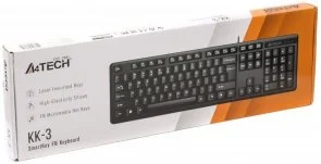 Фото: Клавіатура A4tech KK-3 USB Black № 3 | KTC