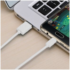 Кабель Baseus Yaven Micro 2.1A AM / Micro USB 1m White (CAMUN-02)