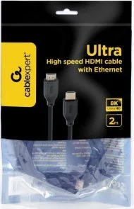 Фото: Кабель Cablexpert v2.1 8K with Ethernet HDMI / HDMI 2m Black (CC-HDMI8K-2M) № 2 | KTC