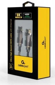 Фото: Кабель Cablexpert v2.1 Premium HDMI / HDMI 1.8m Black (CCBP-HDMI8K-2M) № 3 | KTC