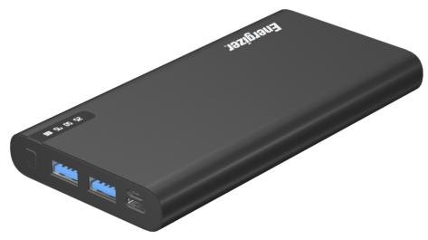 Батарея універсальна ENERGIZER UE10047PQ 10000mAh Black (UE10047PQ (B))