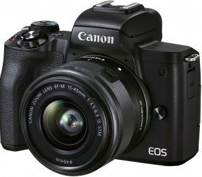 Цифрова фотокамера Canon EOS M50 Mk2 kit 15-45mm IS STM Black (4728C043)