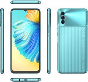 Смартфон TECNO Spark 8p KG7n 4/64GB Turquoise Cyan (4895180774829)