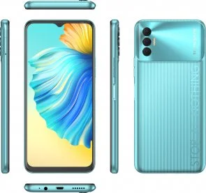 Фото: Смартфон TECNO Spark 8p KG7n 4/128GB Turquoise Cyan (4895180773419) № 2 | KTC
