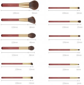 Набір пензликів для макіяжу Xiaomi DUcare Style Brush 12 sticks (BB1203-XM)