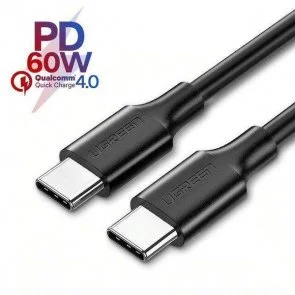 Фото: Кабель UGREEN US286 60W Type-C / Type-C 1m Black (UGR-50997) № 2 | KTC