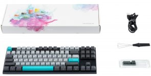 Клавіатура Varmilo VA87M Moonlight Cherry MX Blue Black (VA87MC2W/LLPN2RB)