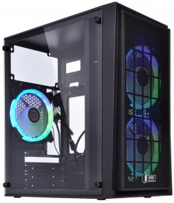 Корпус QUBE QBC01 Black with window (QBC01_FCNU3)