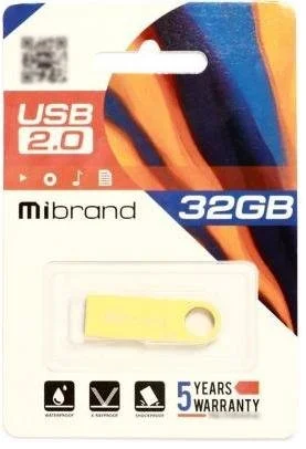 Фото: Флешка USB Mibrand Puma 32GB Gold (MI2.0/PU32U1G) № 2 | KTC
