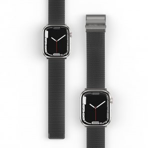 Ремінець AMAZINGthing for Apple Watch 41/40/38mm - Titan Metal Black (ATS7TM41GB)