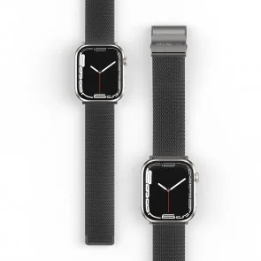 Фото: Ремінець AMAZINGthing for Apple Watch 41/40/38mm - Titan Metal Black (ATS7TM41GB) № 5 | KTC