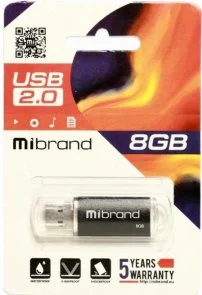Фото: Флешка USB Mibrand Cougar 8GB Black (MI2.0/CU8P1B) № 2 | KTC