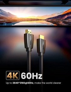 Кабель UGREEN HD118 HDMI / HDMI 1m Black (UGR-40408)