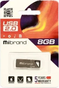 Фото: Флешка USB Mibrand Stingray 8GB Grey (MI2.0/ST8U5G) № 2 | KTC
