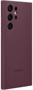 Чохол Samsung for Galaxy S22 Ultra - Silicone Cover Burgundy (EF-PS908TEEGRU)