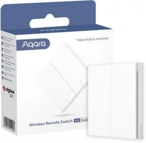 Фото: Вимикач Aqara wirless remote switch H1 double rocker (WRS-R02) № 2 | KTC