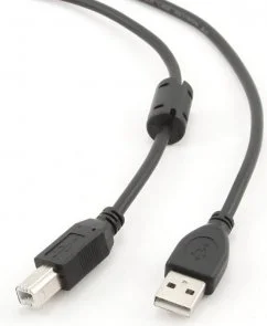Фото: Кабель Cablexpert AM / BM 1.5m Black (CCFB-USB2-AMBM-1.5M) № 2 | KTC