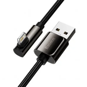 Фото: Кабель Baseus Legend Series Elbow AM / Lightning 1m Black (CALCS-01) № 2 | KTC