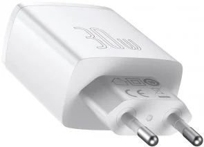 Фото: Зарядний пристрій Baseus Compact Quick Charger 30W White (CCXJ-E02) № 3 | KTC