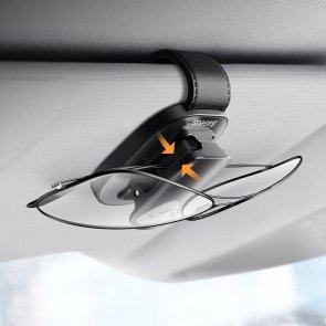 Автомобільний тримач для окуляр Baseus Platinum Vehicle eyewear clip (clamping type) Silver (ACYJN-B0S)