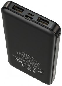 Батарея універсальна BOROFONE BT27 10000mAh Black (BT27 Black)