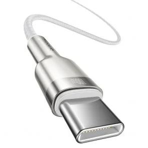 Фото: Кабель Baseus Cafule Metal 100W CM / CM 1m White (CATJK-C02) № 3 | KTC