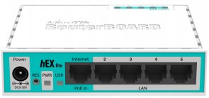 Маршрутизатор MikroTik hEX lite (RB750R2)