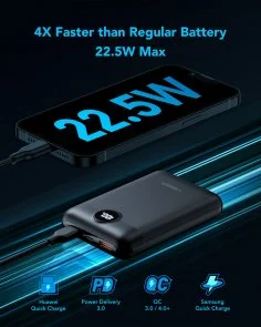 Фото: Батарея універсальна Veger S20 mini 20000mAh Black (S20 Black) № 6 | KTC