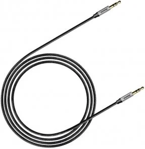 Фото: Кабель Baseus Yiven M30 Jack 3.5mm / Jack 3.5mm 1.5m Silver/Black (CAM30-CS1) № 4 | KTC
