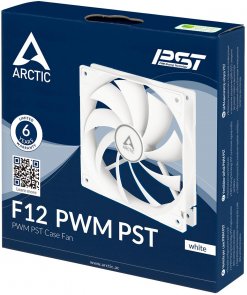 Вентилятор для корпуса Arctic F12 PWM PST White (ACFAN00198A)