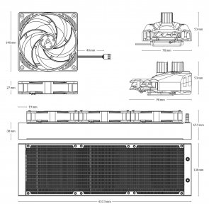 Система водяного охолодження Arctic Liquid Freezer II 420 (ACFRE00092A)