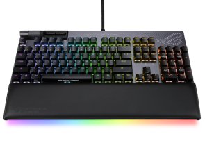 Клавіатура ASUS ROG Strix Flare II Animate RGB NX Red USB Black (90MP02E6-BKRA00)