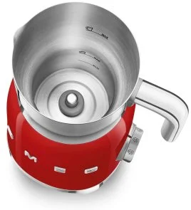 Фото: Спінювач молока Smeg Retro Style Red (MFF01RDEU) № 6 | KTC