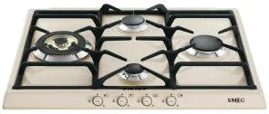 Фото: Газова варильна поверхня Smeg Cortina Creamy SR764PO № 2 | KTC