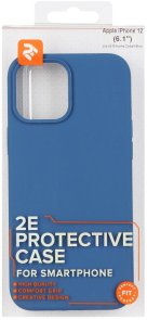 Чохол 2E for Apple iPhone 12/12 Pro - Liquid Silicone Cobalt Blue (2E-IPH-12PR-OCLS-CB)