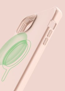 Чохол iTSkins for iPhone 14 Plus SPECTRUM R SILK with MagSafe Light Pink (AP4R-HMASI-LPNK)