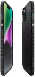 Чохол Spigen for Apple iPhone 14 Plus - Liquid Air Matte Black (ACS04891)