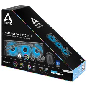 Система рідинного охолодження Arctic Liquid Freezer II 420 RGB with RGB Controller (ACFRE00111A)