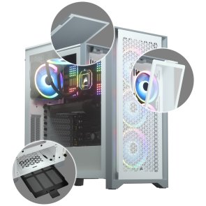 Корпус Corsair Airflow 4000D White with window (CC-9011201-WW)