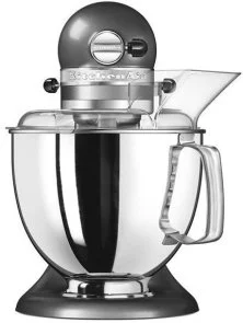 Фото: Планетарний міксер KitchenAid Mixer title-head 4.8L Artisan with extra accessories 5KSM175PS Silver (5KSM175PSEMS) № 4 | KTC