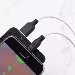 Фото: Кабель Hoco X21 Plus Silicone 2.4A AM / Micro USB 1m Black/White № 3 | KTC