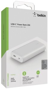 Батарея універсальна Belkin BoostUP Charger 20000mAh 30W White (BPB002BTWT)