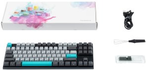 Клавіатура Varmilo VEA87 Moonlight Cherry Mx Red ENG/RU Multicolor (A23A023A3A1A06A007)