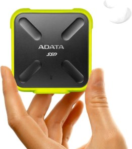 Зовнішній SSD-накопичувач A-Data SD700 1TB Yellow (ASD700-256GU3-CYL)