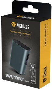 Батарея універсальна Yenkee YPB 1180 10000mAh Grey (YPB 1180 Grey)