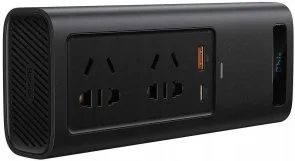 Фото: Інвертор автомобільний Baseus In-car Inverter 150W (220V CN/EU) Black № 2 | KTC