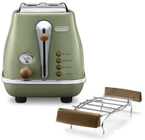 Фото: Тостер DeLonghi CTOV2103.GR Icona Vintage № 3 | KTC