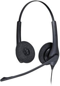 Гарнітура Jabra BIZ 1500 Duo QD NC EMEA (1519-0154)