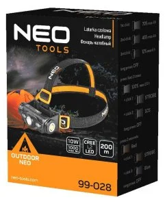 Фото: Ліхтар налобний Neo Tools 99-028 1000Lm № 5 | KTC