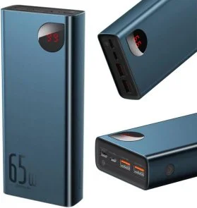Фото: Батарея універсальна Baseus Adaman 20000mAh 65W Blue (PPIMDA-D03) № 4 | KTC